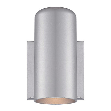 ACCLAIM LIGHTING Wall Sconce 1-Light, Cyl, Brush Silver 31991BS