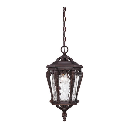 ACCLAIM LIGHTING Hanging Light, Arch, Bronze, 1-Light, Height: 19" 3556ABZ