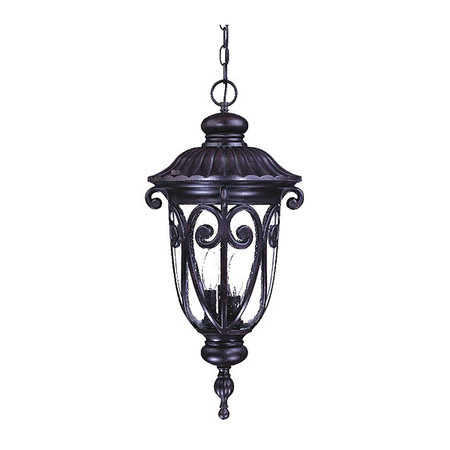 ACCLAIM LIGHTING Hanging Light, 3-Light, Marbel Mahogany 2126MM