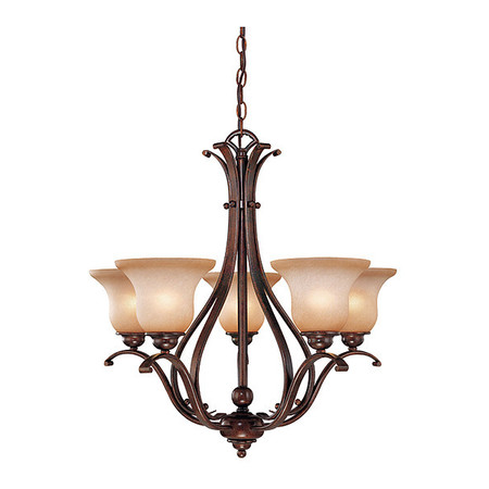 VAXCEL Monrovia 5L Chandelier Bronze CH35405RBZ/B