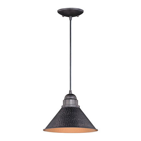 VAXCEL Outland 10in Outdoor Pendant Light Iron T0349