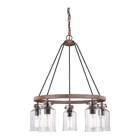 VAXCEL Milone 5L Chandelier Bronze H0198