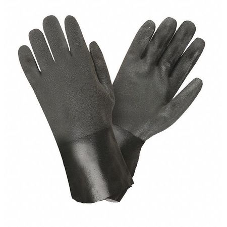 CORDOVA 12" Chemical Resistant Gloves, PVC, L, 12PK 5112SJ