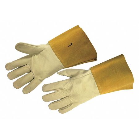 CORDOVA MIG/TIG Welding Gloves, Cowhide Palm, L, 12PK 8135L