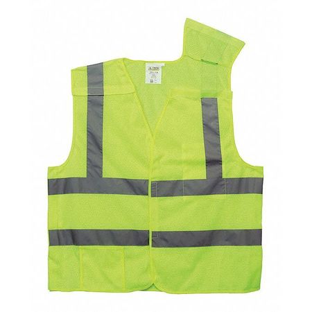 CORDOVA High Visibility Vest, Class II, Lime, L VB231PL