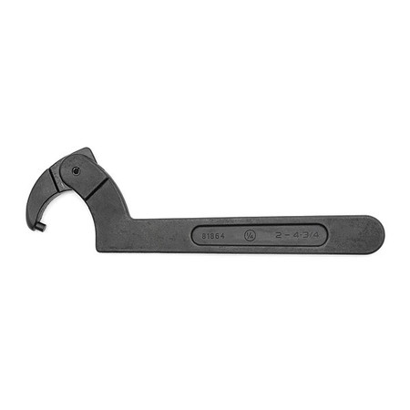 Gearwrench 2" to 4-3/4" Adjustable Pin Black Oxide Spanner Wrench 1/4" Pin 81864