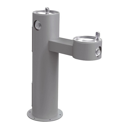 ELKAY Pedestal, Yes ADA, 2 Level Drinking Fountain LK4420GRY