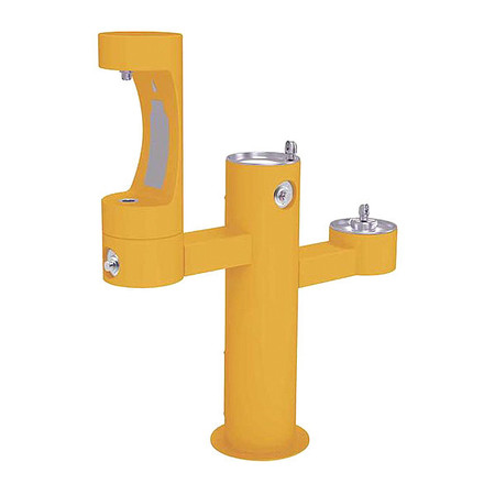 ELKAY Outdoor, Yellow, Yes ADA, Bottle Fill Station, 3-Lev Ped, Yllw 4430BF1MFRKYLW