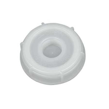 ZORO SELECT Plastic Pail Lid, White, Round, 2-3/4", PK10 GSC76R-10