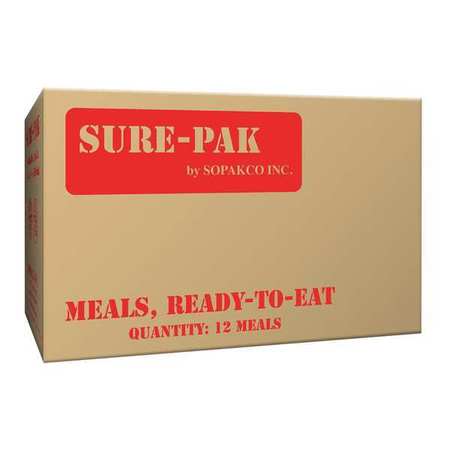 Surepak Emergency Food Ration Packet, 12", PK12 SPA-001