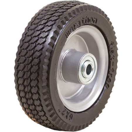ZORO SELECT Solid Wheel, Sawtooth, 100 lb. Load Rating 53CM52