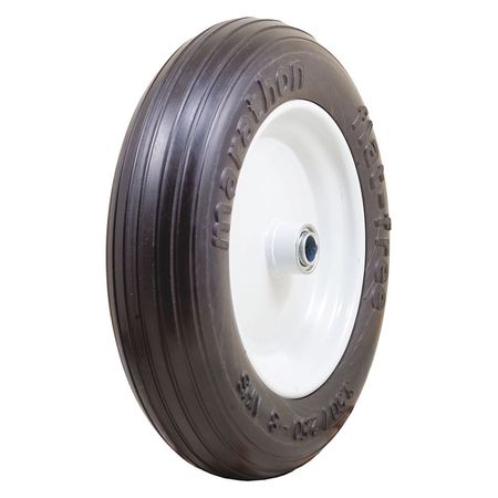 Zoro Select Solid Wheel, Ribbed, 13-5/8" Dia., 3-1/4" W 53CM62