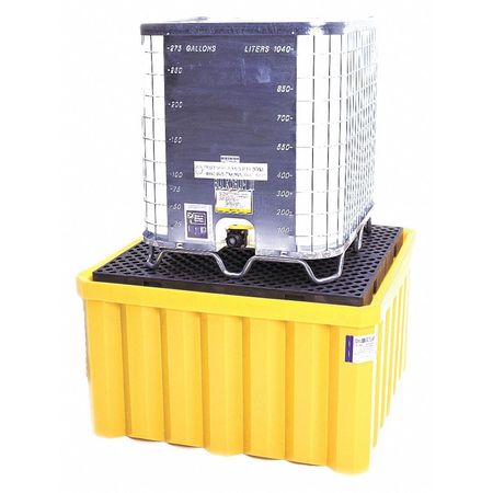 ULTRATECH IBC Containment Unit, 400 gal Spill Capacity, Polyethylene 1058