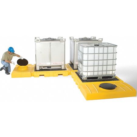 ULTRATECH IBC Containment Unit, 355 gal Spill Capacity, Polyethylene 1126