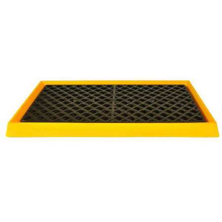 ULTRATECH Spill Tray, Yellow, Spill Cap. 14 gal. 2352