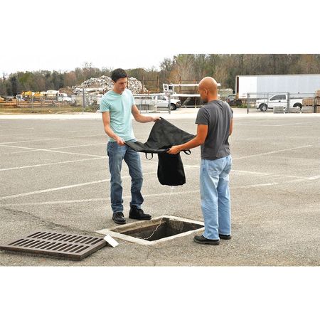 ULTRATECH Catch Basin Insert, Black, 4" H, 15" L 9800