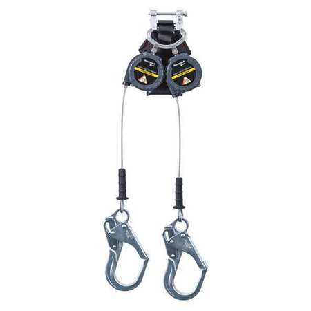 Honeywell Miller Leading-Edge Self Retracting Lifeline, 6 ft., Gray MFLEC2-12/6FT