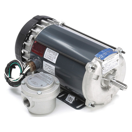 MARATHON MOTORS Hazardous Location Motor, 1 HP, 3.3/1.6A 056T17G15600