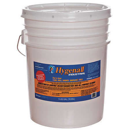 HYGENALL LEADOFF Cleaner, 5 gal. Pail, Citrus LS9005G