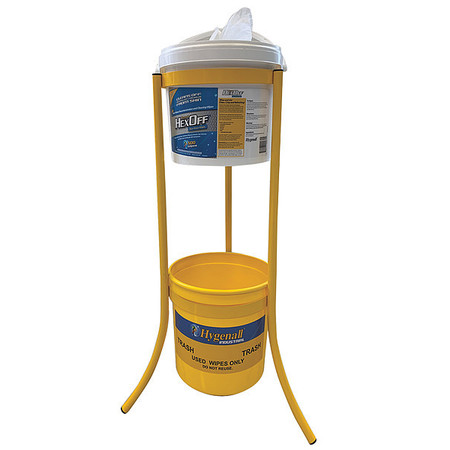 HYGENALL HEXOFF Heavy Metal Removing Wipes, Bucket HX902NRDS