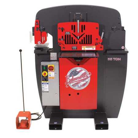 EDWARDS Ironworker, 23A, 1 Phase, 5 HP, 230V, 50 tons ED9-IW55-1P230-A