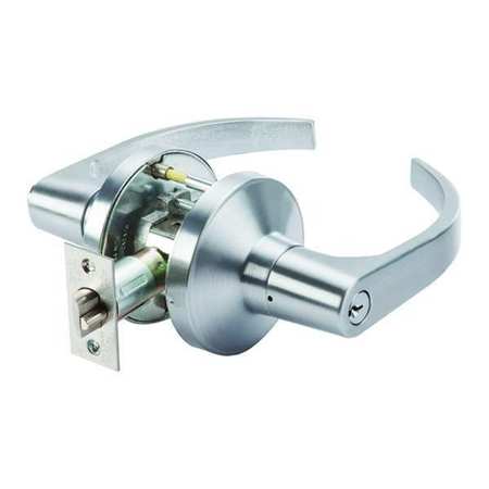 Zoro Select Door Lever Lockset, BSN Curved Style GP 116 BSN 626 234 ASA SCC