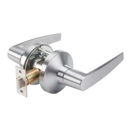 ZORO SELECT Door Lever Lockset, MIA Straight Style GP 126 MIA 626 234 ASA