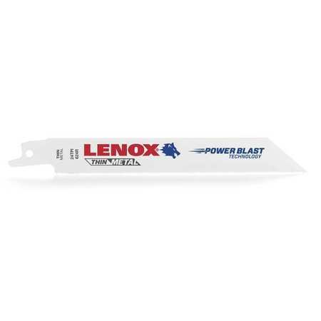 LENOX 7-1/4" L x Metal Cutting Reciprocating Saw Blade 22757OSB624R