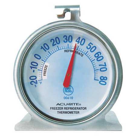 ACURITE Analog Thermometer, 3-1/4" H, 2-45/64" D. 00610A1