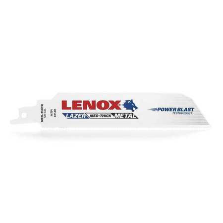 LENOX 6" L x Metal Cutting Reciprocating Saw Blade 22764OSB6114R