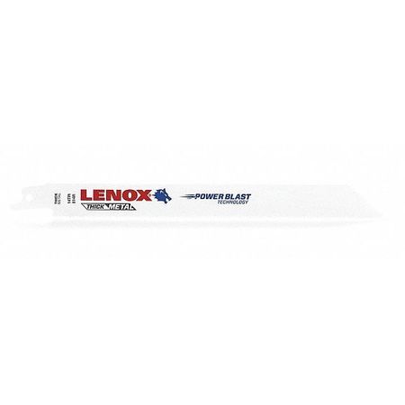 LENOX 8" L x Metal Cutting Reciprocating Saw Blade 1855567