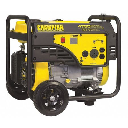 Champion Power Equipment Portable Generator, 3,800 W Rated, 31.7 A 100103