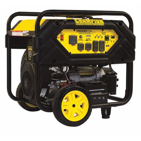 Champion Power Equipment Portable Generator, 12,000 W Rated, 15,000 W Surge, 100/50 A 100111