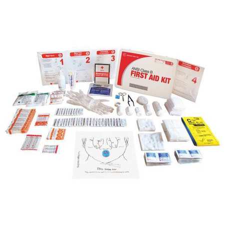 ZORO SELECT First Aid kit, Metal, 50 Person 9999-2165