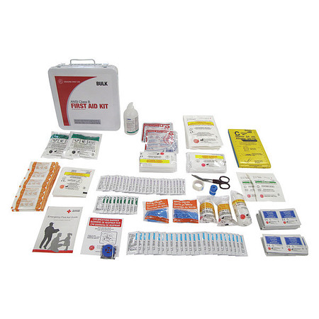 ZORO SELECT First Aid kit, Metal, 50 Person 9999-2166