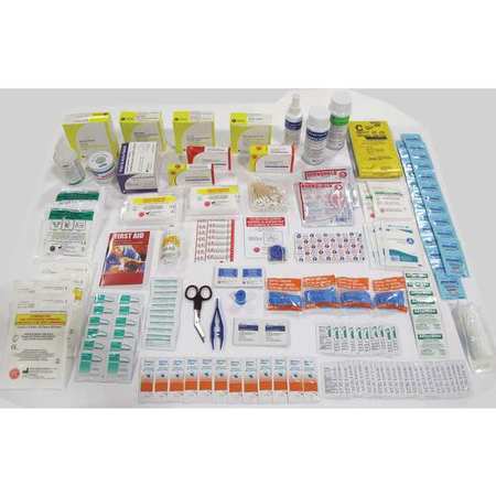 ZORO SELECT First Aid Kit Refill, Cardboard, 150 Person 9995-7501