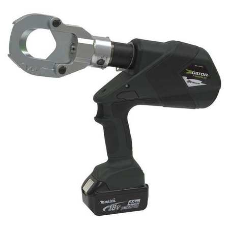 GREENLEE Cordless Cable Cutter, 18 V DC, Li-Ion Battery, Gator Series ESG50LX11