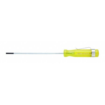 STANLEY Pocket Clip Slotted Screwdriver 3/32 in Round 66-103-A