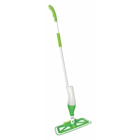 LYSOL Flat Spray Mop Kit, 2.4 oz Dry Wt, Quick Change Connection, Green, Microfiber 57079BCAN