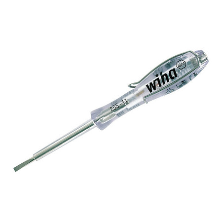 WIHA Voltage Detector, 90 to 1000V AC, 5 3/4 in Length, LED Indication, CAT II Safety Rating 25511