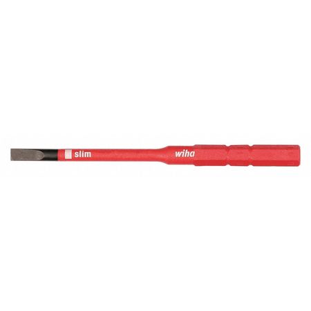 Wiha Insulated Slotted Screwdriver 9/64 in Round 28428