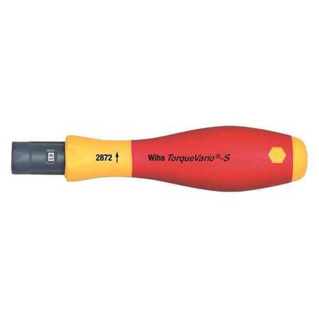 WIHA Torque Screwdriver, Adj., Plastic Housing 28734