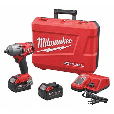 Milwaukee Tool M18 FUEL Mid-Torque Impact Wrench 1/2" Friction Ring - 5.0 Kit 2861-22