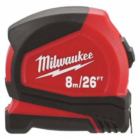 Milwaukee Tool 8 m/26 ft. Compact Tape Measure 48-22-6626