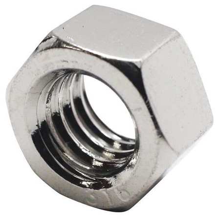 Foreverbolt Hex Nut, M6-1.00, 18-8 Stainless Steel, Not Graded, Advanced Corrosion Resistance, 4.70 mm Ht FBHEXNM6P100