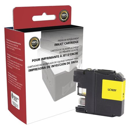 CLOVER Ink Cartridge, Yellow, Remanufactured CIG-LC103Y