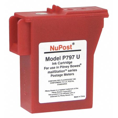 NUPOST Ink Cartridge, Red, 800 Max. Page NPTK700