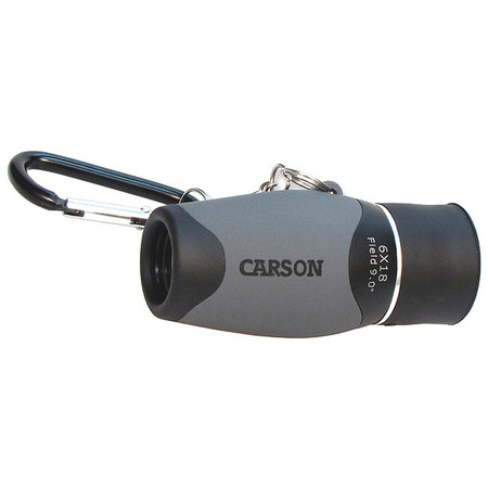 Carson General Monocular, 6x Magnification, Porro Prism, 426 ft @ 1000 yd Field of View MM-618
