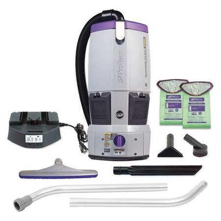 Proteam GoFree Flex Pro, 6 qt. Cordless Vacuum w/ Xover Multi-Surface Two-Piece Wand Tool Kit 107509