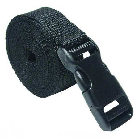 BULK-STRAP Cinch Strap, 1" x 96" Size, Black A0196SSB